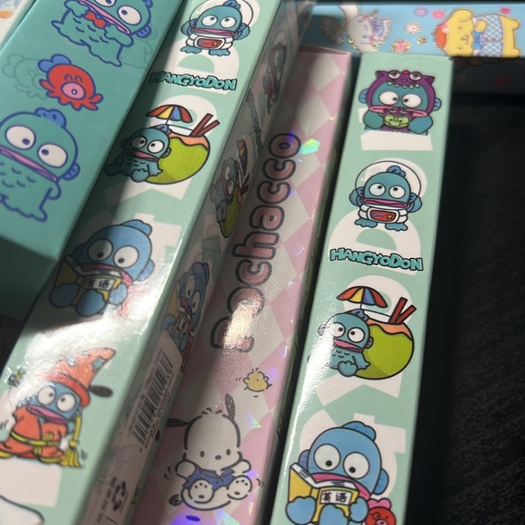 Sanrio set of 5 blind box pens NEW - Picture 6 of 7